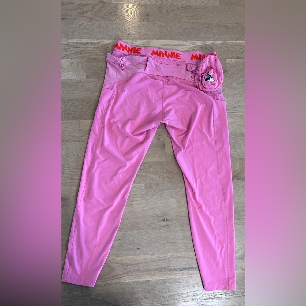 Outdoor Voices x Disney Minnie Mouse pink belted mini backpack legging size XXL